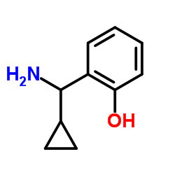 2-[Amino(cyclopropyl)methyl]phenol Structure