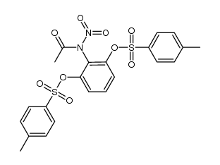 2-acetamido-N-nitroresorcinol ditosylate结构式