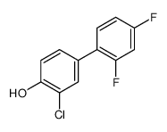 2-chloro-4-(2,4-difluorophenyl)phenol Structure