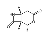 (1R,2R,6R)-2-methyl-3-oxa-7-azabicyclo[4.2.0]octane-4,8-dione Structure