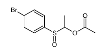 1-((4-bromophenyl)sulfinyl)ethyl acetate结构式