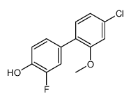 4-(4-chloro-2-methoxyphenyl)-2-fluorophenol Structure