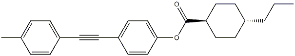 Cyclohexanecarboxylic acid, 4-propyl-, 4-[2-(4-methylphenyl)ethynyl]phenyl ester, trans- picture