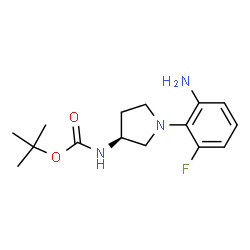 (S)-tert-Butyl 1-(2-amino-6-fluorophenyl)pyrrolidin-3-ylcarbamate图片