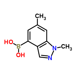 (1,6-Dimethyl-1H-indazol-4-yl)boronic acid picture