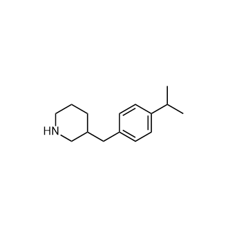 3-(4-Isopropylbenzyl)piperidine Structure