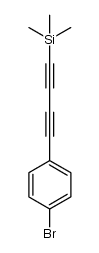 [(4-bromophenyl)buta-1,3-diyn-1-yl]trimethylsilane Structure