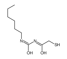 N-(hexylcarbamoyl)-2-sulfanylacetamide Structure