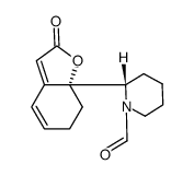 (RS)-1-formyl-2-((SR)-2-oxo-6,7-dihydro-2H-benzofuran-7a-yl)-piperidine Structure