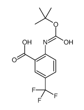 2-((TERT-BUTOXYCARBONYL)AMINO)-5-(TRIFLUOROMETHYL)BENZOIC ACID picture