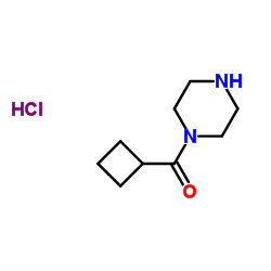 1-(Cyclobutylcarbonyl)Piperazine Hydrochloride Structure