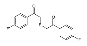 1-(4-FLUORO-PHENYL)-2-[2-(4-FLUORO-PHENYL)-2-OXO-ETHYLSULFANYL]-ETHANONE structure