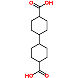 1,1'-Bi(cyclohexyl)-4,4'-dicarboxylic acid Structure