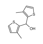 bis(3-methyl-2-thienyl)methanol Structure