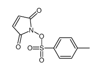 (2,5-dioxopyrrol-1-yl) 4-methylbenzenesulfonate结构式