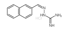 Hydrazinecarboximidamide,2-(2-naphthalenylmethylene)-, hydrochloride (1:1)结构式