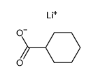 cyclohexanecarboxylic acid Li-salt结构式