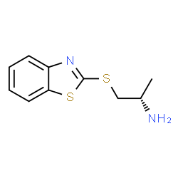 2-Propanamine,1-(2-benzothiazolylthio)-,(S)-(9CI)结构式