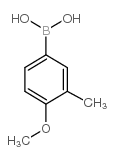 4-甲氧基-3-甲基苯硼酸结构式