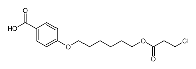 4-((6-((3-Chloropropanoyl)oxy)hexyl)oxy)benzoic acid picture