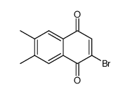 2-bromo-6,7-dimethyl naphtho-1,4-quinone Structure