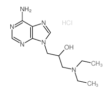 1-(6-aminopurin-9-yl)-3-diethylamino-propan-2-ol Structure