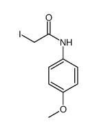 2-Iodo-N-(4-methoxyphenyl)acetamide结构式