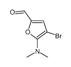 4-bromo-5-(dimethylamino)furan-2-carbaldehyde Structure