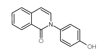 2-(4-羟苯基)-2H-异喹啉-1-酮结构式