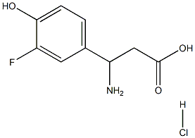 3-AMINO-3-(3-FLUORO-4-HYDROXYPHENYL)PROPANOIC ACID HYDROCHLORIDE picture