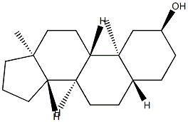 5α-Androstan-2α-ol结构式