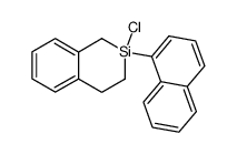 2-chloro-2-naphthalen-1-yl-1,2,3,4-tetrahydro-benzo[c]siline结构式