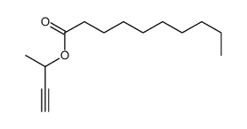 but-3-yn-2-yl decanoate结构式