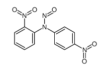 N-(2-nitrophenyl)-N-(4-nitrophenyl)nitrous amide结构式