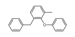 2-Benzyl-6-methylphenyl-phenylether结构式