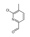 6-chloro-5-methylpyridine-2-carbaldehyde Structure