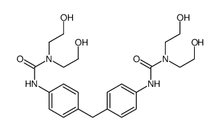 3-[4-[[4-[bis(2-hydroxyethyl)carbamoylamino]phenyl]methyl]phenyl]-1,1-bis(2-hydroxyethyl)urea Structure