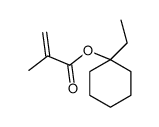 甲基丙烯酸1-乙基环己酯结构式