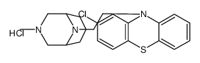 2-chloro-10-[2-(3-methyl-3,9-diazabicyclo[3.3.1]nonan-9-yl)ethyl]phenothiazine,hydrochloride Structure