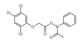 N-phenyl-N-(2-(2,4,5-trichlorophenoxy)acetoxy)acetamide结构式