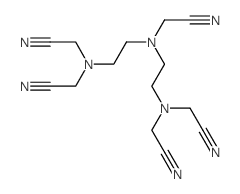 2-[2-[2-(bis(cyanomethyl)amino)ethyl-(cyanomethyl)amino]ethyl-(cyanomethyl)amino]acetonitrile结构式