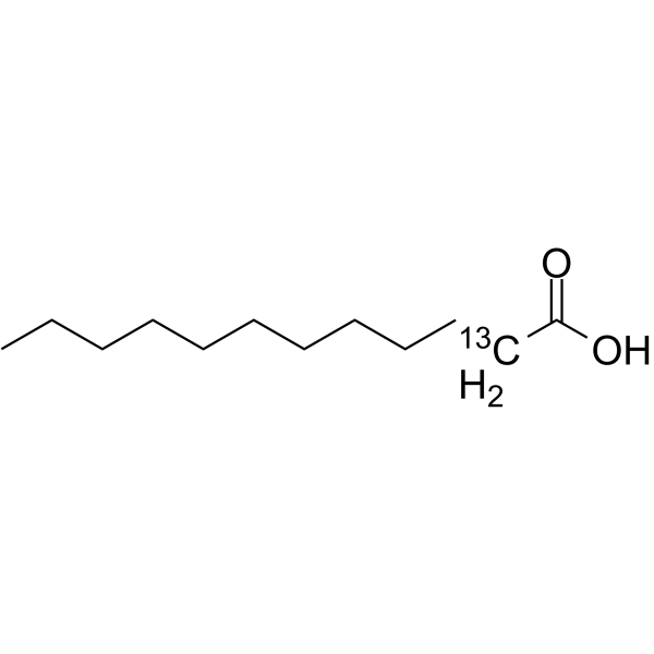 月桂酸-13C结构式