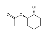 trans-1-acetoxy-2-chlorocyclohexane结构式