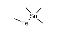 trimethyl(methyltellanyl)stannane Structure