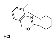 (S)-(+)-Mepivacaine monohydrochloride structure