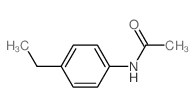 p-Ethylacetanilide structure