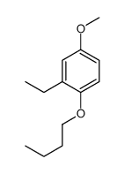 Benzene, 1-butoxy-2-ethyl-4-methoxy- (9CI)结构式