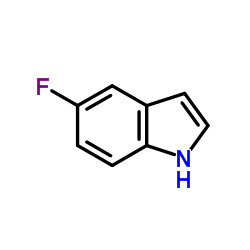 5-Fluoroindole Structure