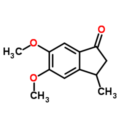 5,6-二甲氧基-3-甲基-2,3-二氢-1H-茚-1-星空app结构式