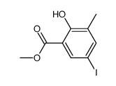 methyl 2-hydroxy-5-iodo-3-methylbenzoate Structure